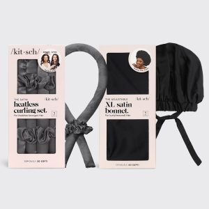 Charcoal + Black Nighttime Blowout Routine